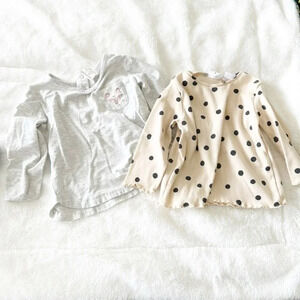 Zara baby girl top bundle- 2 tops